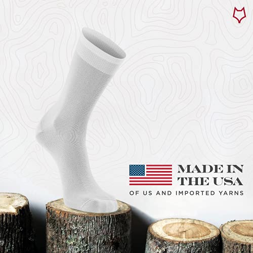 Foxriver X-Static Ultra-Lightweight Liner Crew Socks, Silver, Medium (4101 Md 07060) #TOP1