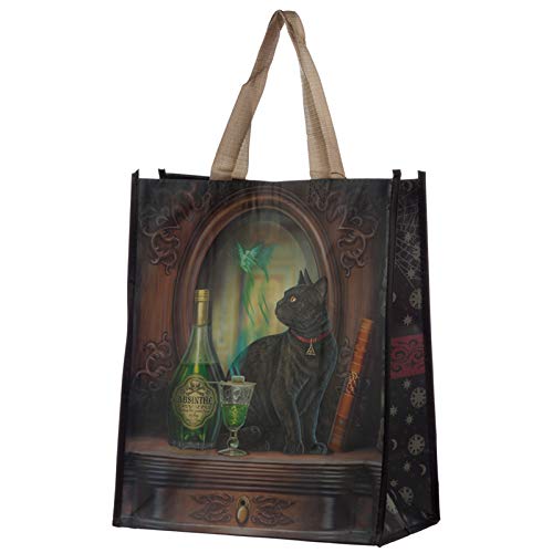 St@llion Absinthe Cat Lisa Parker Sac de courses réutilisable robuste et léger Cover