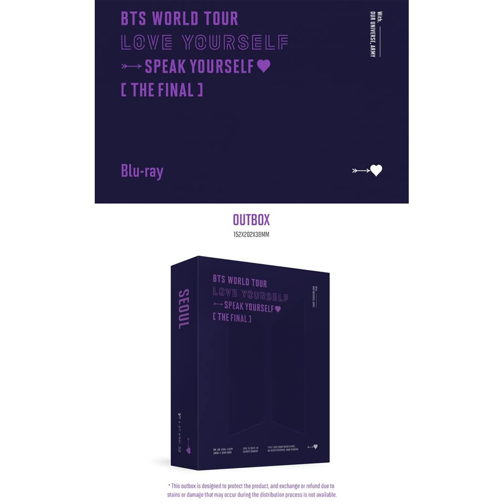 BTS WORLD TOUR 'AMATE TE STESSO: PARLARE DA TE' [LA FINALE] Blu-ray