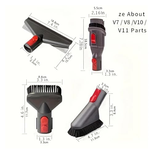 Cepillos para Dyson V11 V15 para limpiar polvo de colchones 3