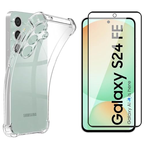 Kit Capa Capinha Para Galaxy S24 Fe Case Air Anti Impacto Transpa...