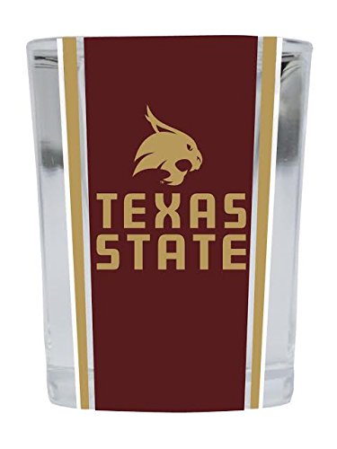 Texas State Bobcats Square Shot Glass Officially Licensed Collegiate Product