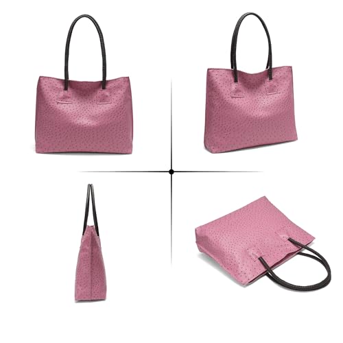 Bolso Tote para mujer de cuero vegano miniatura 7