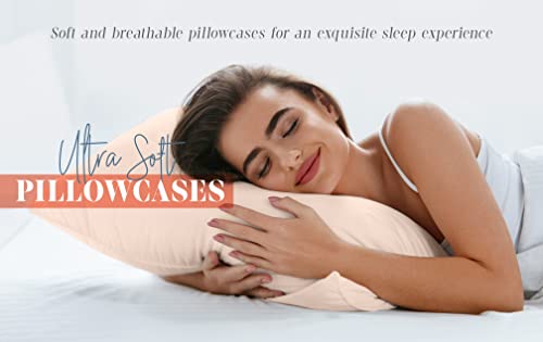 Elegant Comfort 4-PACK Solid Pillowcases 1500 Premium Hotel Quality Microfiber - Smooth Weave, Wrinkle and Stain Resistant, Easy Slip-On, 4-Piece Set, King Pillowcase, White by Elegant Comfort - Image 5
