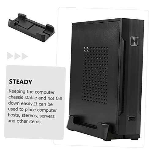 Soporte móvil para CPU COHEALI, 3 unidades, soporte estable para chasis de computadora con deslizamiento, ideal para uso doméstico y de oficina, soporte de alta performance para gabinetes ATX miniatura 5