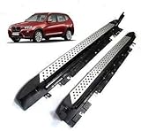 AjaxCat Marchepieds latéraux en Acier Inoxydable et Aluminium pour BMW X3 F25 2011-2017, 2 Pieces (Droite et Gauche), antidérapant