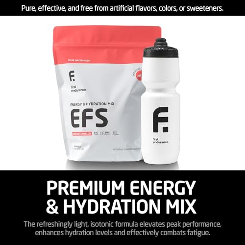 Image of EFS Hydration & Endurance Drink Mix - Premium Carbohydrates for Energy & Performance, Electrolytes for Rapid Rehydration & Running| Isotonic Energy Fuel | Sour Watermelon