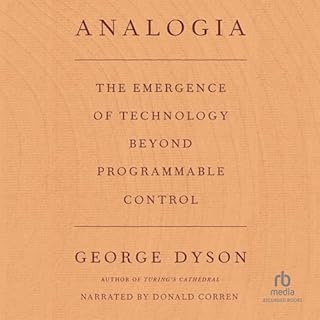 Analogia Audiolibro Por George Dyson arte de portada