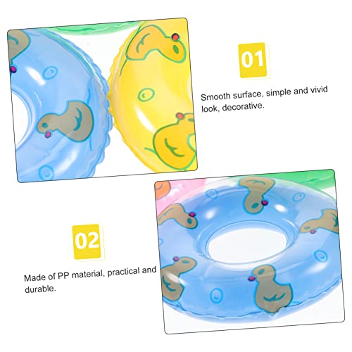 Mini swim rings de natation miniatures rigides et accessoires de photographie