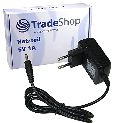 Trade-Shop Alimentatore di rete caricatore 5 V 1 A / 3,5 x 1,35 x 10 mm spina compatibile con Nokia 3210 3220 3230 3300 3310 3330 3410 3510i 3650 3660 510 5110 5130