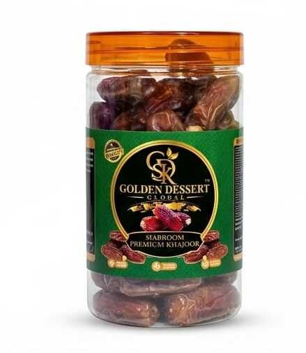 Image of Golden Dessert Global Mabroom Premium Khajoor | Premium Quality Dates Dry Fruit | Soft & Naturally Sweet Arabian Dates | Rich in Nutrition | Fresh & Hygienically Packed Naturally Sweet & Soft | Healthy Energy Snack | No Added Sugar | 100% Natural & Vegetarian (Pack of 2)