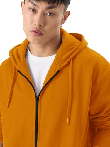Image of LAZYCHUNKS Men's Zipper Hooded Sweatshirt | Premium Full Sleeve Hoodie Jacket with Front Zip & Pockets | Stylish Winter Wear, Warm Casual Sportswear for Men