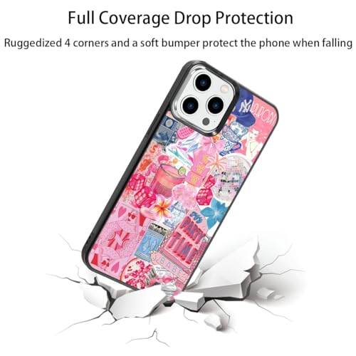 Étui antichoc iPhone 15 Pro Max coque rose coquette robuste - 2