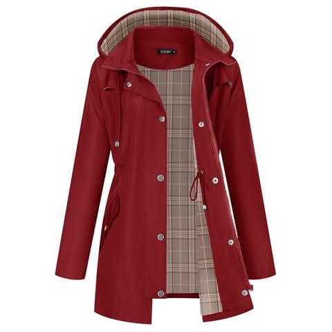 LOMON Women Waterproof Rain Jacket Cover