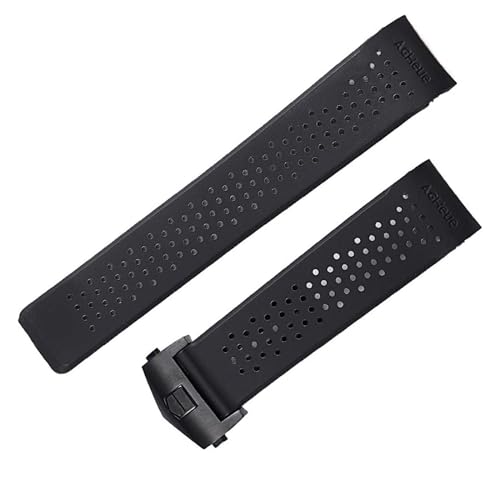 Bande de montre en caoutchouc classique pour remplacer bracelet hommes