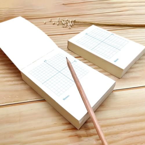 Cuaderno de práctica de ejes XY TEHAUX con hojas de doble uso para matemáticas 4