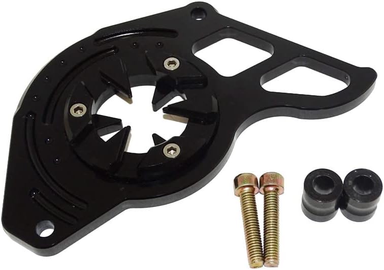 Front Sprocket Chain Guard Cover Left Side Engine For Honda Grom MSX125 MSX125SF 2013 2014 2015 2016 2017 2018 2019 (Black)