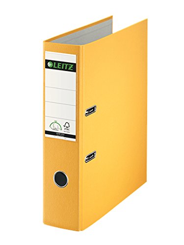 Leitz 10135015 raccoglitore ad anelli Carta, Polipropilene (PP) Giallo