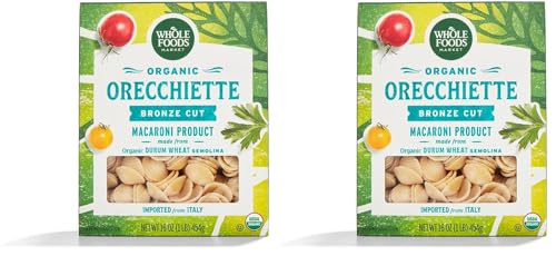 Image of Whole Foods Market, Organic Orecchiette Rigate, 16 Ounce (Pack of 2)