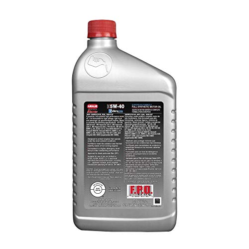 Aceite de motor AMALIE Elixir 5W-40 Full Sintético 1 Quart x12 miniatura 2