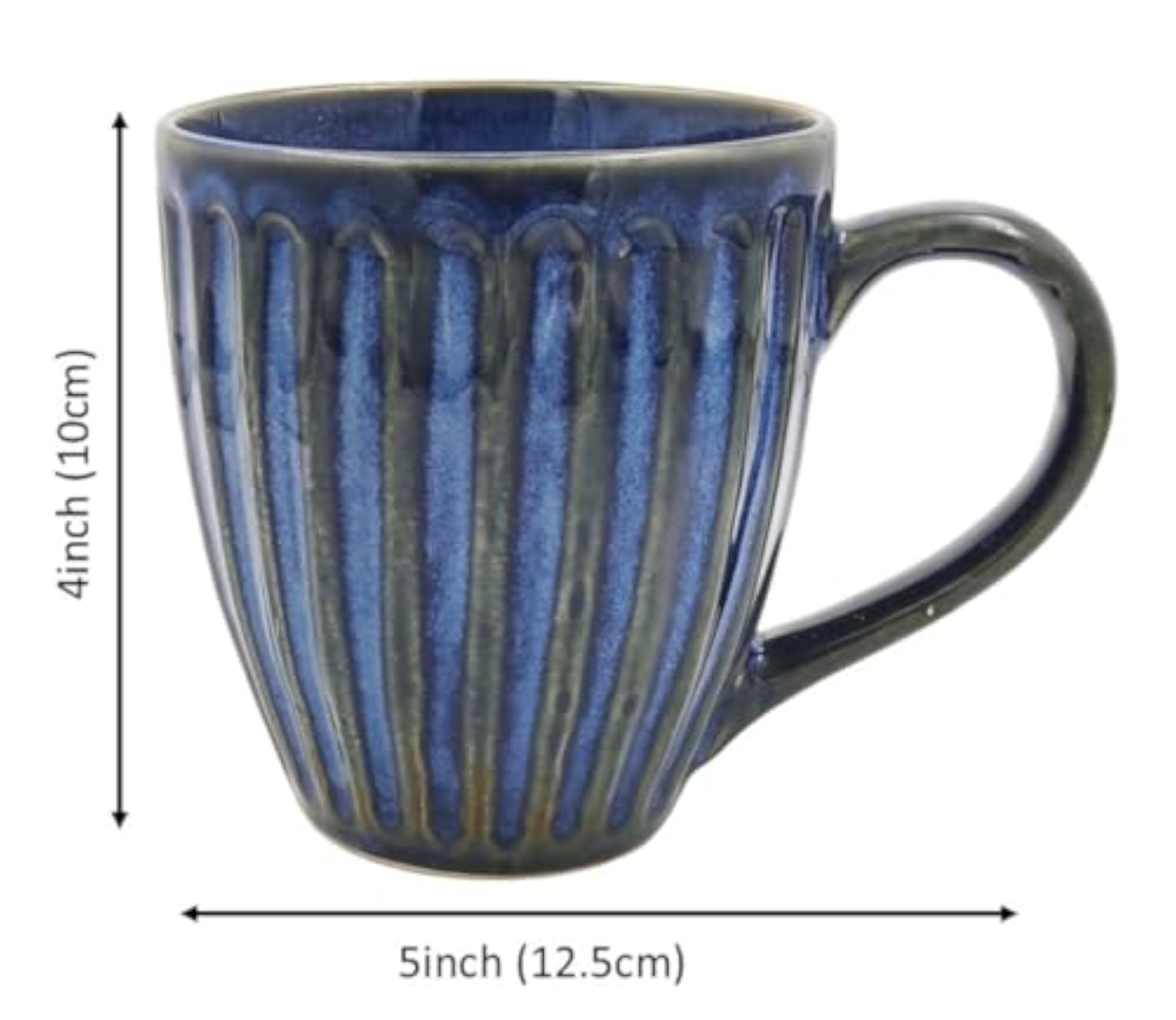 Premium Ceramic Cup Set of 6, 250 ml