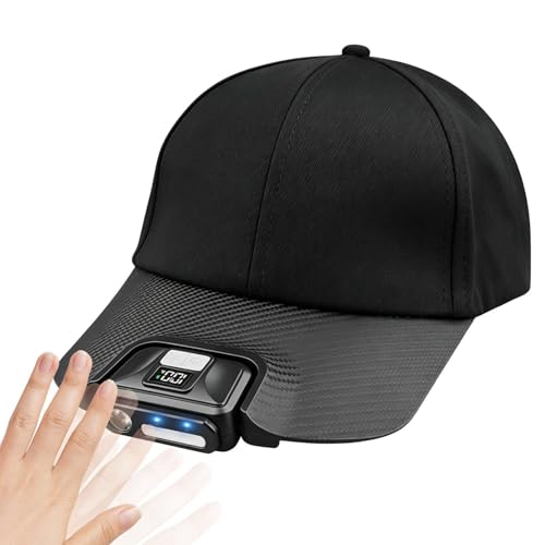 Lámpara Frontal LED Clip para Gorra Recargable con Luz Potente