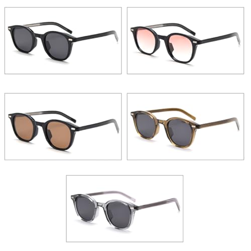 Retro Sunglasses Polarized Men TR90 Frame Acetate Temple Square Sun Glasses Women Trending Eyewear Unisex4