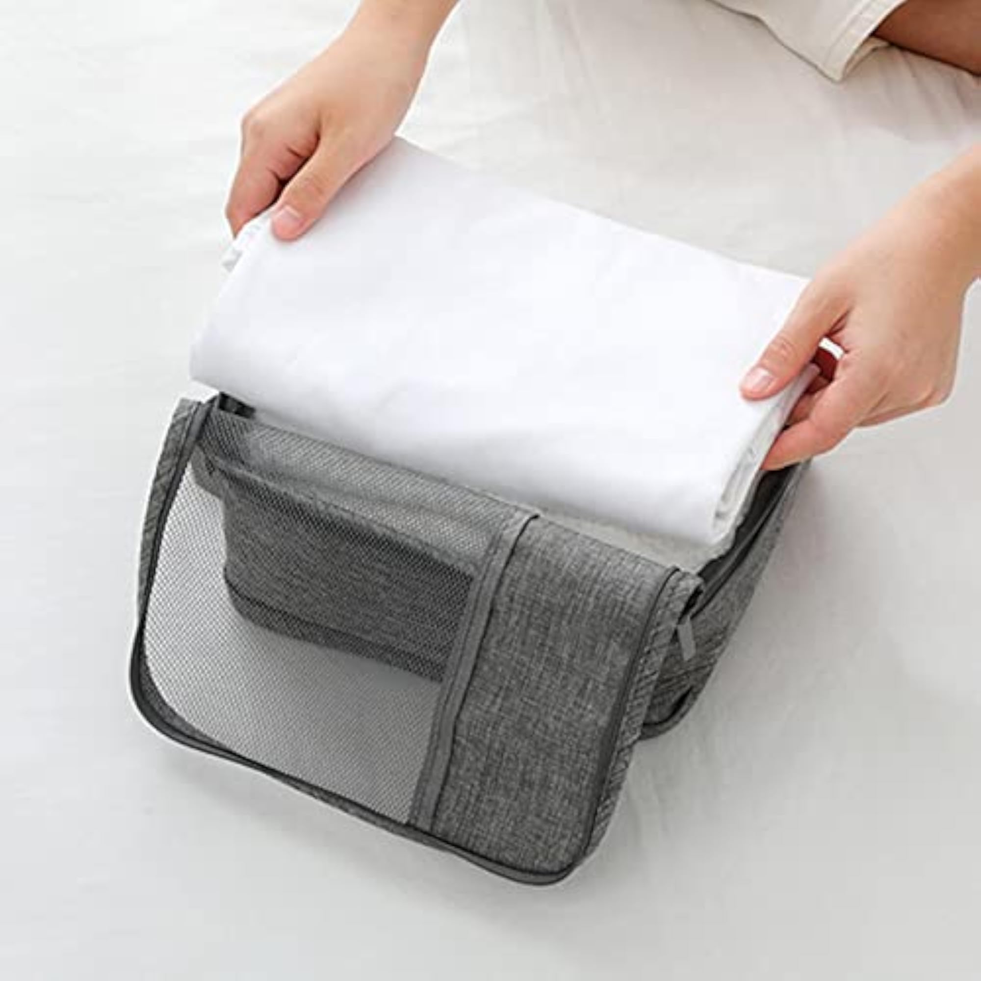 Compression Packing Cubes 3Pcs Set, Expandable Travel Organizer