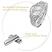 Halukakah Diamonds Gold Watch Iced Out,Men's Platinum White Gold Plated 42MM Width Round Dial Quartz Wristband 9.5