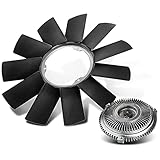 A-Premium Engine Cooling Fan Blade and Fan Clutch Replacement for BMW E34 E36 E39 E46 E53 323i 325i...