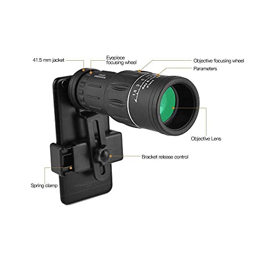 Telescopio monocular portátil 40x60 para niños miniatura 6