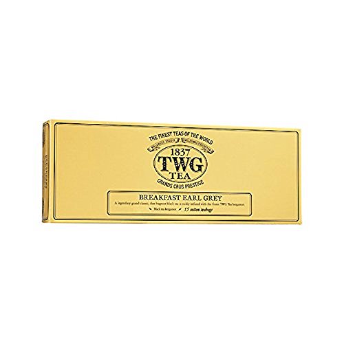 TWG Tea 1837, Breakfast Earl Grey, 15 count Hand Sewn Cotton Teabags, (1 Pack) product ID TWG9074 TWG Tea 1837, Breakfast Earl Grey, 15 count Hand Sewn Cotton Teabags, (1 Pack) product ID TWG9074
