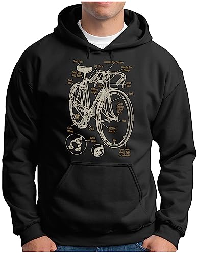 Sweat à capuche vélo homme OM3 le pull idéal pour le vélotaf et les sorties du weekend