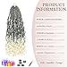Flagship Boho Crochet Box Braids, 12 Inch Curly Ends, 9 Packs, Black (1B613), Pre-looped, Easy Install, Modern Style, Synthetic Hair, Weave Installation, Box Braids Hair Extension