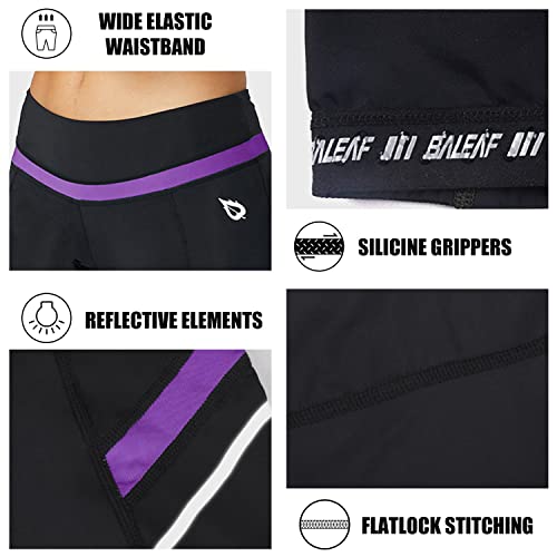 image for BALEAF Women's Bike Shorts 3D Padded Pocket Biker Cycling Bicycle Spin
