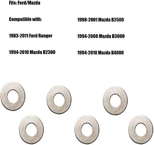 Bed Mounting Bolt Nut Hardware Kit Model Name 924-310 Compatible with Ford Ranger 1983-2011, Mazda 1998-2001 B2500, 1994-2008 B3000, 1994-2010 B2300 B4000 Truck Bed Mounting Bolt Kit