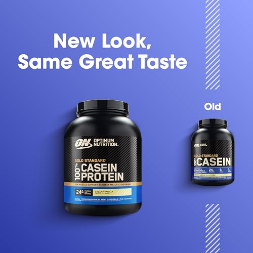Image of Optimum Nutrition Gold Standard Casein Protein Powder, Vanilla, 4 LB