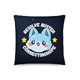 Decorative Throw Pillows - Resolve Buster Space Hunter Couch Cushion - 18" x 18" Soft Pillow Inserts