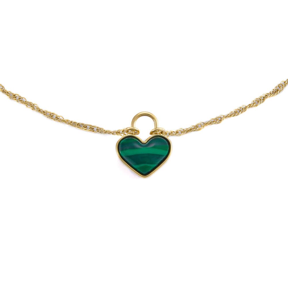 Fossil Pulsera de cadena fina en acero inoxidable con cierre de langosta para mujer
