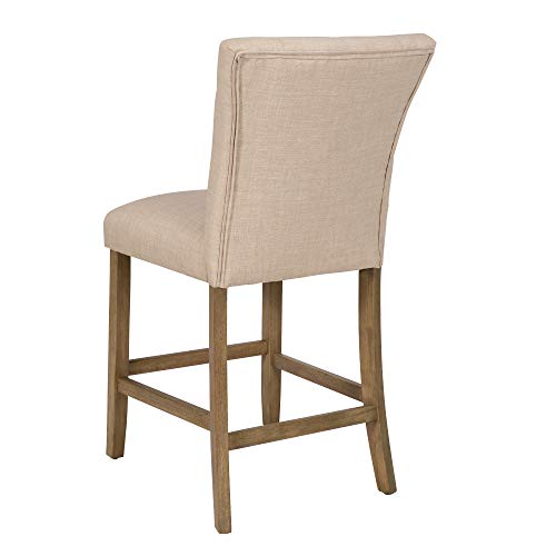 Ball & Cast Counter Height Stool Barstool 24 Inch Seat Height Beige Set Of 2 #TOP3