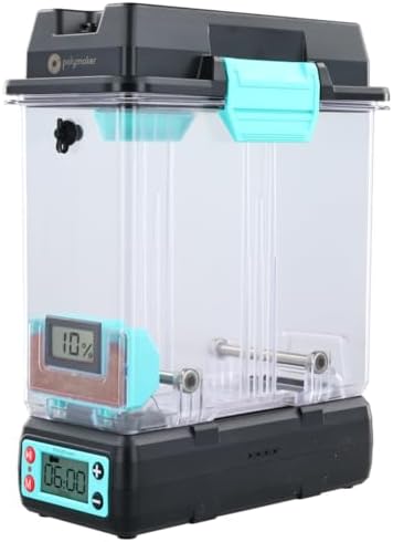 Polymaker 3D Printing Filament Dryer and Storage Box - PolyDryer and PolyDryer Box for Filament Drying and Sealing with Heat Control, Compatible with PA Nylon, PLA, PVB, PETG, ABS, TPU 1.75mm 2.85mm