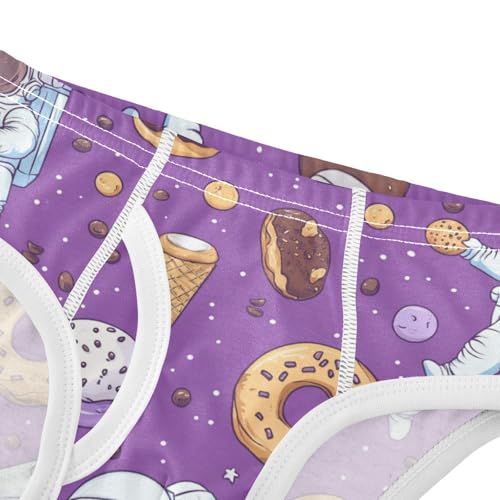 Wusikd Cookies Chocolate Boys' Underwear Cotton Chips Boys Briefs Soft Toddler Underwear 2T4