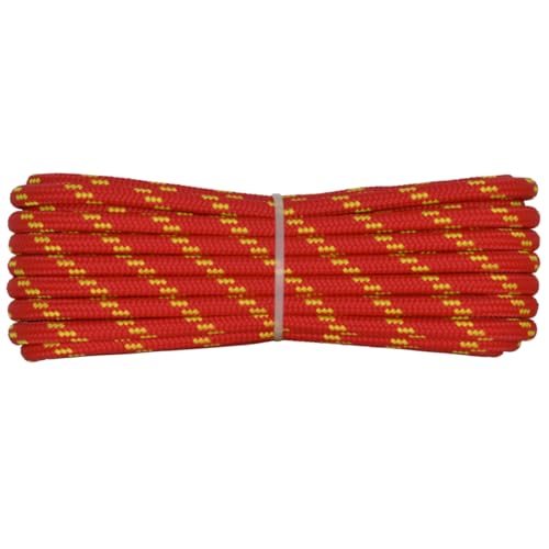 006006527 Treccia corit rossa, 10 mm - 10 mt, Corda intrecciata multiuso resistente ai raggi U.V. e all'abrasione, per attività all'aperto, giardino, mare, guinzagli e fai da te, rottura 1050 kg