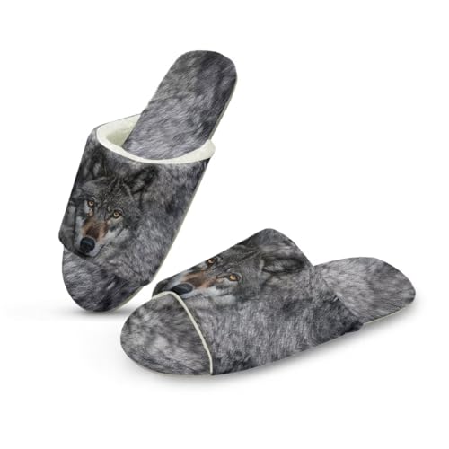 Open Toe Wam Slippers for Women Men Bedroom Slippers Warm House Shoes Indoor for Unisex