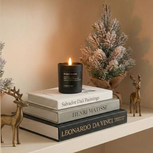 Elegant Linen Set of 3 Decorative Books for Home Decor