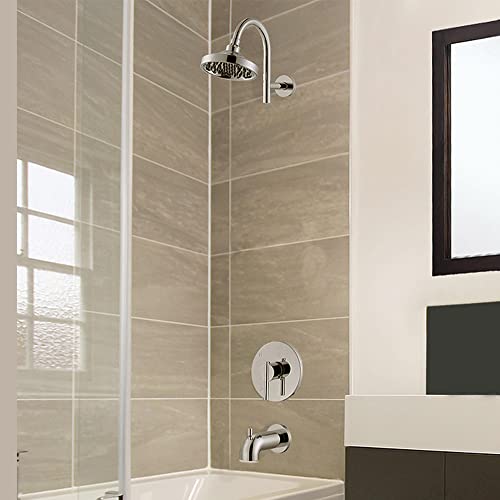 Design House Geneva kit de recambio para bañera y ducha con una manija, acabado en cromo pulido miniatura 5