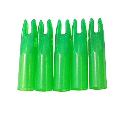 6mm Arrow Nocks, 30 Pack, Glue-On Plastic for OD Shafts