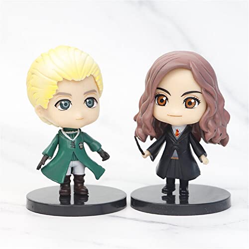 Image of AUGEN Harry Potter Set of 12 Action Figure Limited Edition for Car Dashboard, Decoration, Cake, Office Desk & Study Table (8.5cm)(Pack of 12)