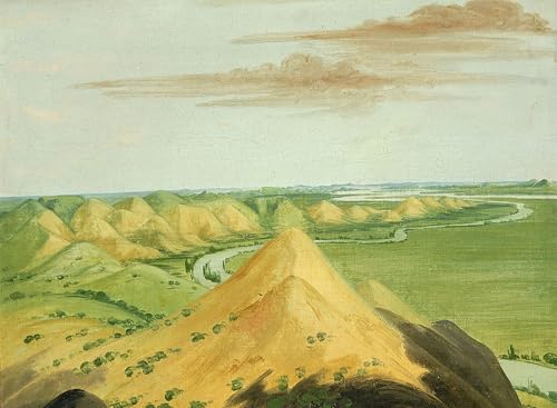 Graffiti Art Mural Clay Bluffs Impression d'Art Moderne George Catlin