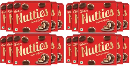 Image of Cadbury Nutties Chocolate Pack, 30g (Pack of 20)
